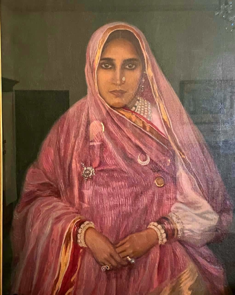 Maharani Giriraj Kaur Of Bharatpur Jat Chiefs