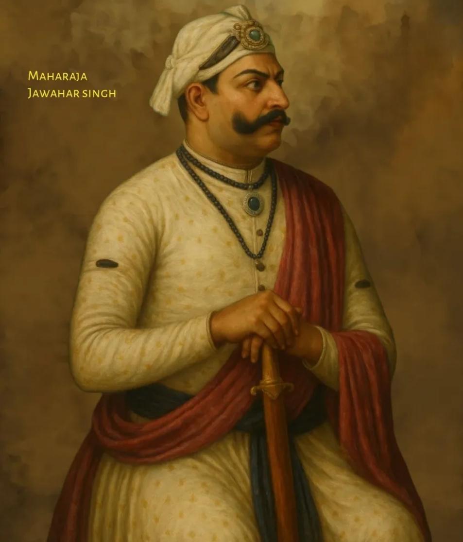 Portrait of Maharaja Jawahar Singh of Bharatpur.