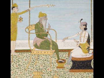 Maharaja Ranjit Singh With His Favourite Hira Singh. Lahore, Punjab, c1835-37