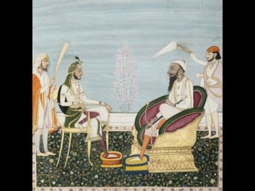 Maharaja Kharak Singh and His Son, Prince Nau Nihal Singh