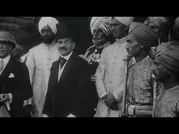 [1927] Maharaja Jagatjit Singh at Kapurthala Railway Station